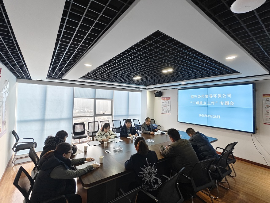 恒升公司督导环保公司“三项重点工作”